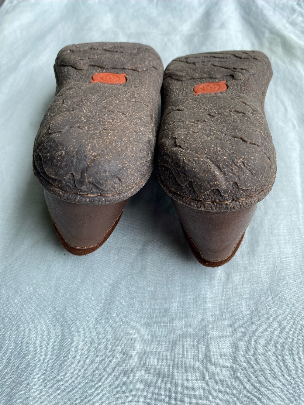 Born brown leather suede Sommer dress sneakers - Picture 6 of 15
